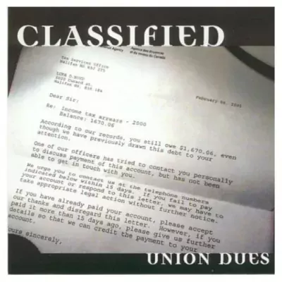Classified - Union Dues