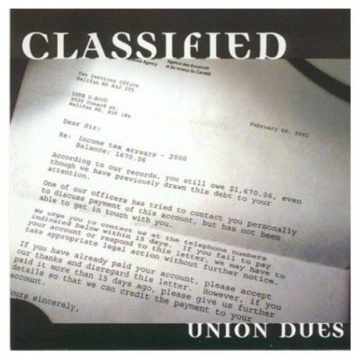 Classified - 2001 - Union Dues
