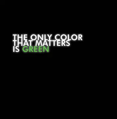 PaceWon & Mr. Green - The Only Color That Matters is Green