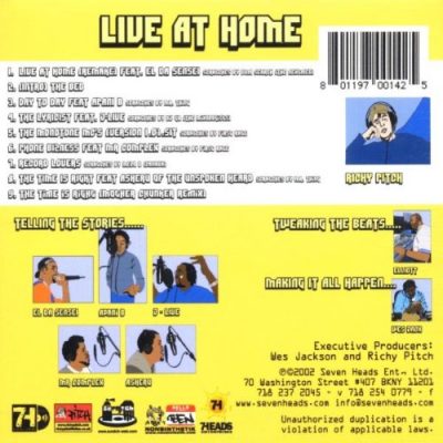 Richy Pitch - 2002 - Live At Home EP