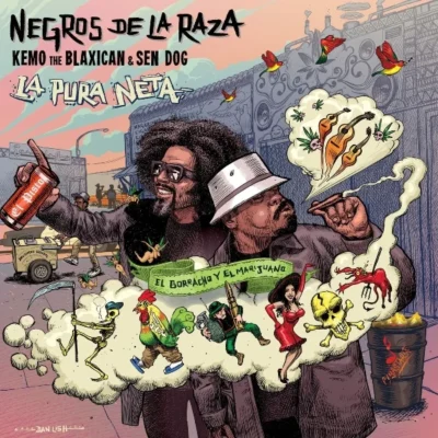 Negros De La Raza - 2026 - La Pura Neta (El Borracho y El Marijuano) Negros De La Raza - La Pura Neta (El Borracho y El Marijuano) (2026) Album cover